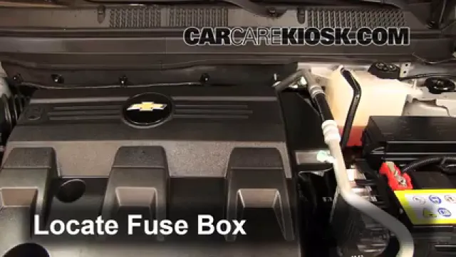 2012 Chevrolet Captiva Sport LTZ 3.0L V6 FlexFuel Fuse (Engine) Check